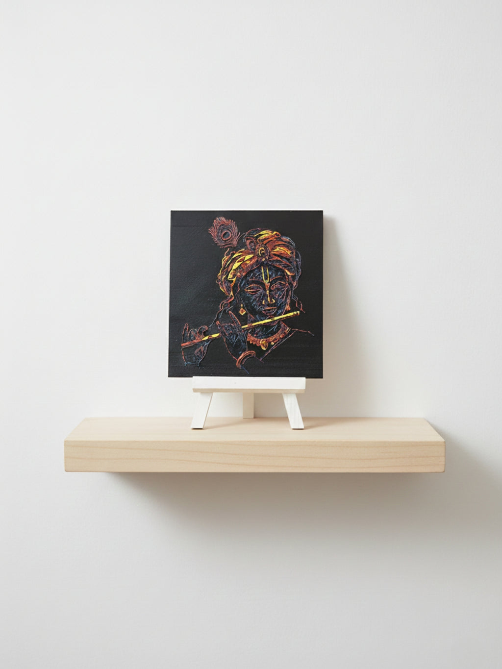 Spiritual desktop frame showcasing traditional divine art design